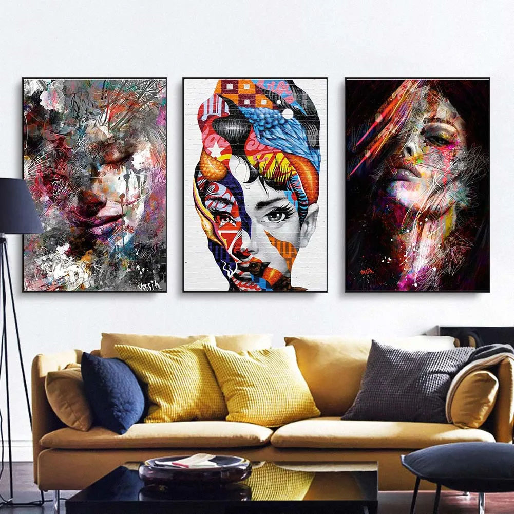 Modern abstract figure canvas painting living room bedroom home decoration painting
Modern abstract figure canvas painting living room bedroom home decoration painting