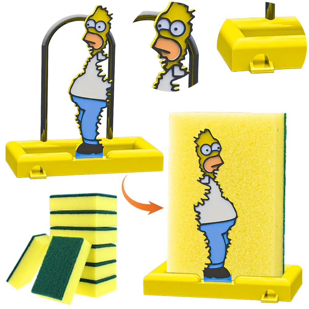 Cartoon Kitchen Sponge Holder Sponge Caddy Dish Sponge Holder Drying Rack Kitchen Sink Organizer
Cartoon Kitchen Sponge Holder Sponge Caddy Dish Sponge Holder Drying Rack Kitchen Sink Organizer