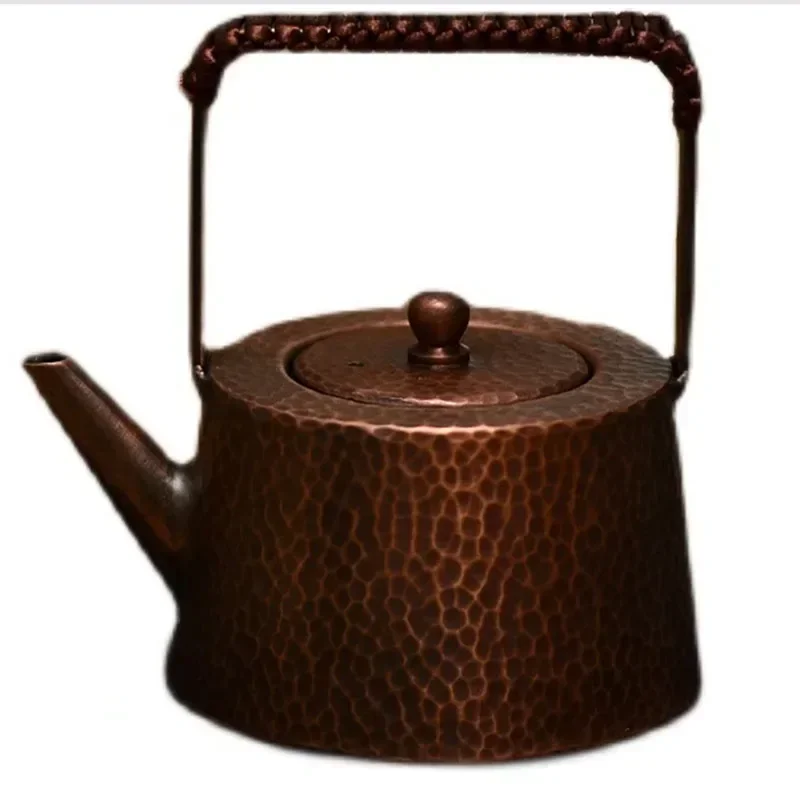 Pure Handmade Small Copper Pot Japanese Teapot Lift Beam Teapot Metal Boiling Water Pot Vintage Kung Fu Tea Table Brass Kettle
Pure Handmade Small Copper Pot Japanese Teapot Lift Beam Teapot Metal Boiling Water Pot Vintage Kung Fu Tea Table Brass Kettle