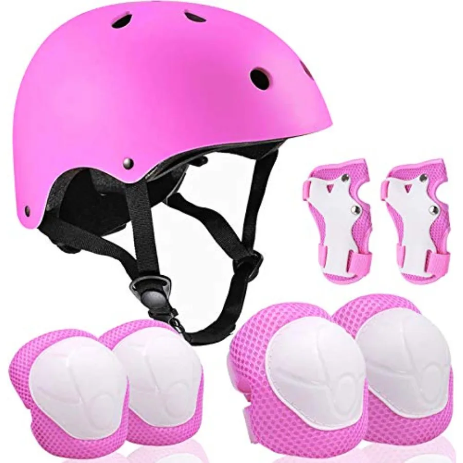 Adjustable Helmet for Ages 5-16 Toddler Boys Girls Youth, Protective Gear with Elbow Knee Wrist Pads for Multi-Sports Skateboar
Adjustable Helmet for Ages 5-16 Toddler Boys Girls Youth, Protective Gear with Elbow Knee Wrist Pads for Multi-Sports Skateboar