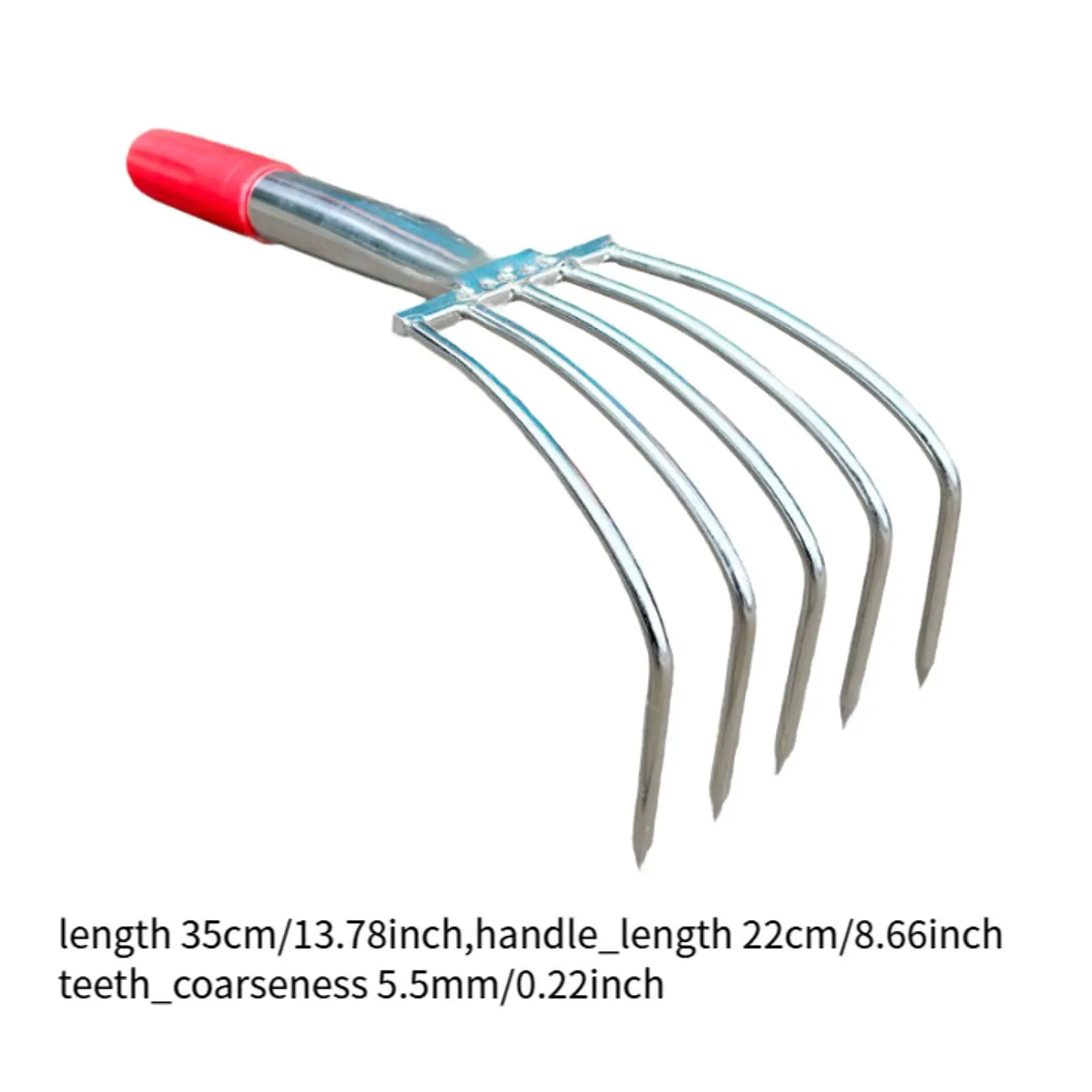 Mini Garden Rake Stainless Steel Weed Remover Hand Tool with Ergonomic Grip for Outdoor Gardening Flower Beds and Soil
Mini Garden Rake Stainless Steel Weed Remover Hand Tool with Ergonomic Grip for Outdoor Gardening Flower Beds and Soil