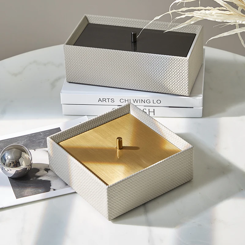Luxury Home Microfiber Leather Mask Storage Box With Stainless Steel Metal Cover Desktop Dresser Sundries Jewelry Organizer Box
Luxury Home Microfiber Leather Mask Storage Box With Stainless Steel Metal Cover Desktop Dresser Sundries Jewelry Organizer Box
