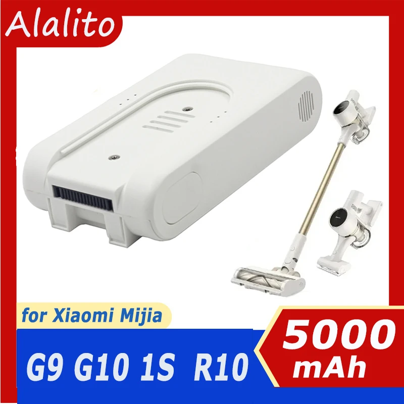 NEW 25.2V 5000mAh (5.0Ah) Rechargeable Lithium Ion Battery Pack for Xiaomi Mijia G9 G10 Wireless Vacuum Cleaner.
NEW 25.2V 5000mAh (5.0Ah) Rechargeable Lithium Ion Battery Pack for Xiaomi Mijia G9 G10 Wireless Vacuum Cleaner.