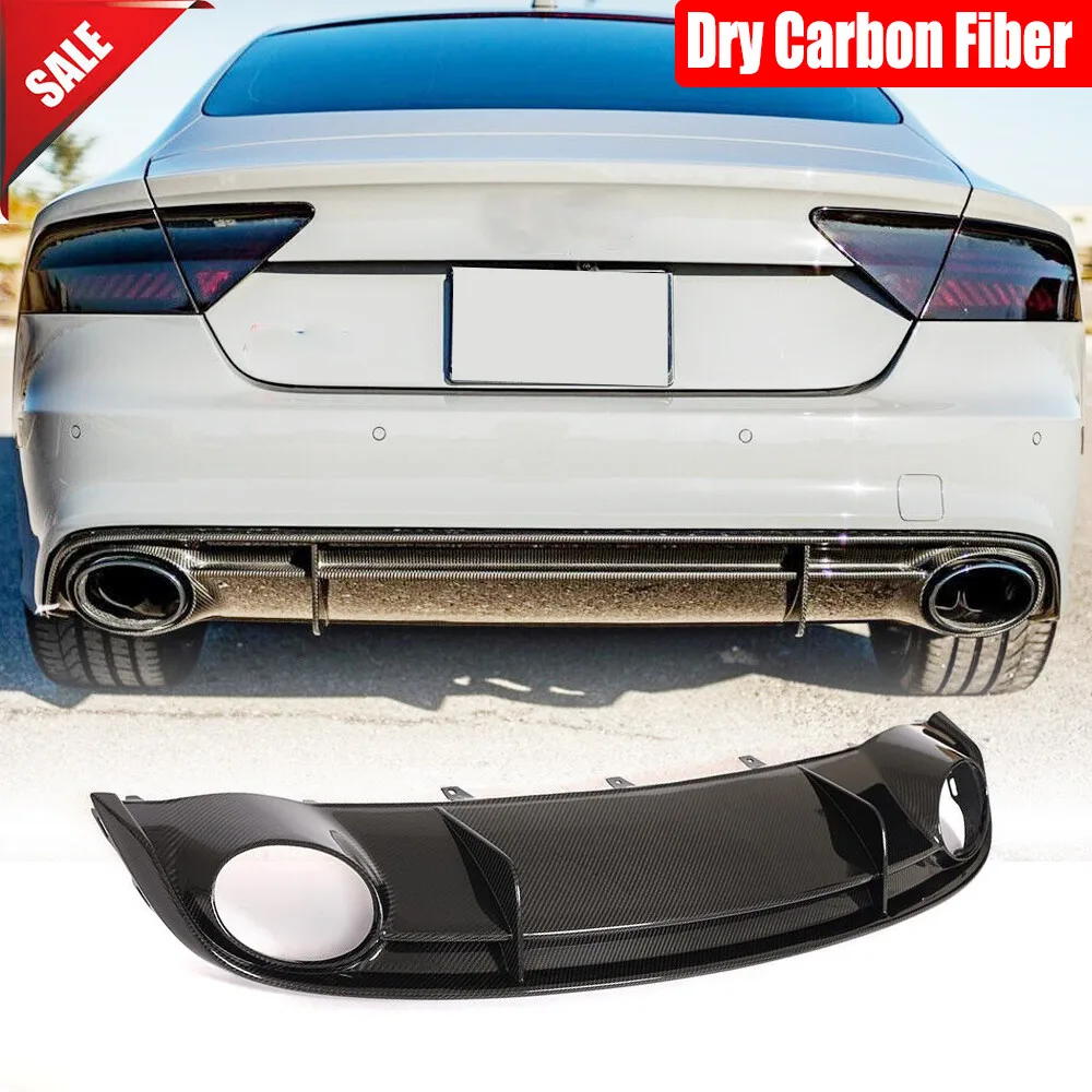 For Audi RS7 Hatchback 2014UP Dry Carbon Fiber Rear Bumper Diffuser Lip Body Kit Car Accessories
For Audi RS7 Hatchback 2014UP Dry Carbon Fiber Rear Bumper Diffuser Lip Body Kit Car Accessories