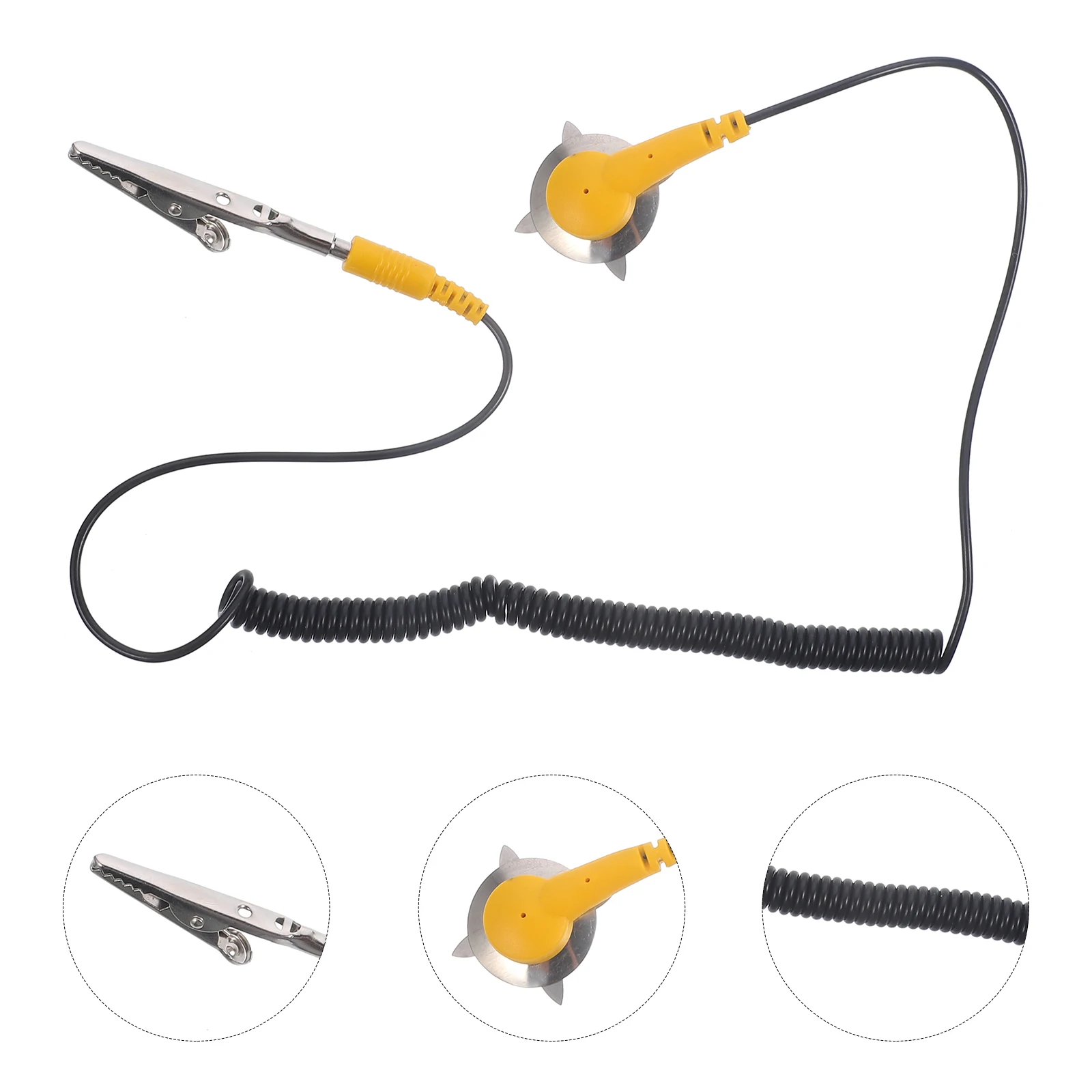 Adjustable 7.8 Inch Anti Static Wristband 98 Inch Coiled Lead Crocodile Clip Esd Electronic Protection Wrist Strap Band Esd
Adjustable 7.8 Inch Anti Static Wristband 98 Inch Coiled Lead Crocodile Clip Esd Electronic Protection Wrist Strap Band Esd