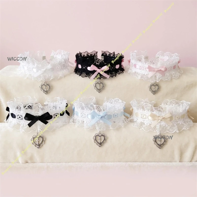 Princess Style Lolita Necklace Lace Choker Elegant Clavicle Chain Fashion Neck Accessory Exquisite Lace Woven Bow Choker
Princess Style Lolita Necklace Lace Choker Elegant Clavicle Chain Fashion Neck Accessory Exquisite Lace Woven Bow Choker