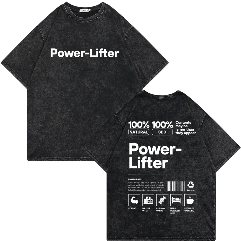 Vintage Washed Old Power Lifter for Powerlifting Gym Pump Cover Tshirt Men Funny Fitness Workout Bodybuilding Oversized T-shirts
Vintage Washed Old Power Lifter for Powerlifting Gym Pump Cover Tshirt Men Funny Fitness Workout Bodybuilding Oversized T-shirts