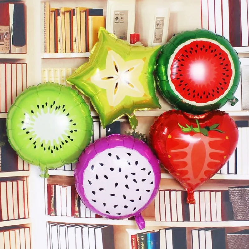 18 inch fruit aluminum film balloon, watermelon, orange, strawberry floating air balloon, birthday party decoration and decorati
18 inch fruit aluminum film balloon, watermelon, orange, strawberry floating air balloon, birthday party decoration and decorati