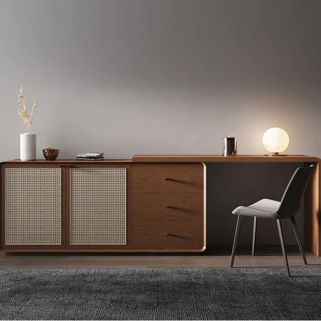 New Design Retractable Computer Desk with Large Storage Multi-functional Desk for Work and Storage
New Design Retractable Computer Desk with Large Storage Multi-functional Desk for Work and Storage