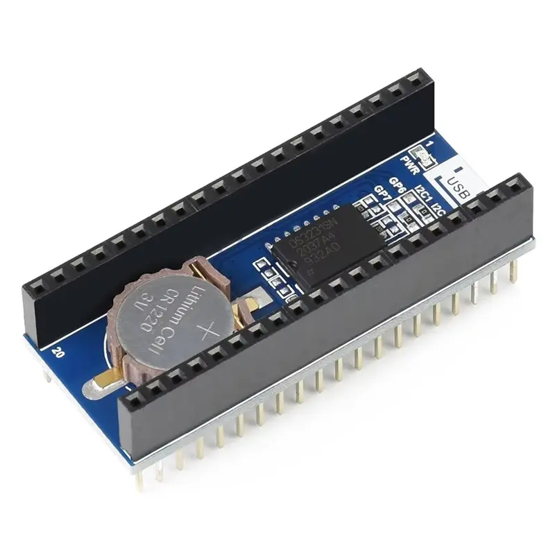 AS95-Expansion Board For DS3231 RTC Module Real Time Clock HAT For Raspberry Pi For Raspi RPI PICO 2 W 2W PICO2 RP2350 Projects
AS95-Expansion Board For DS3231 RTC Module Real Time Clock HAT For Raspberry Pi For Raspi RPI PICO 2 W 2W PICO2 RP2350 Projects