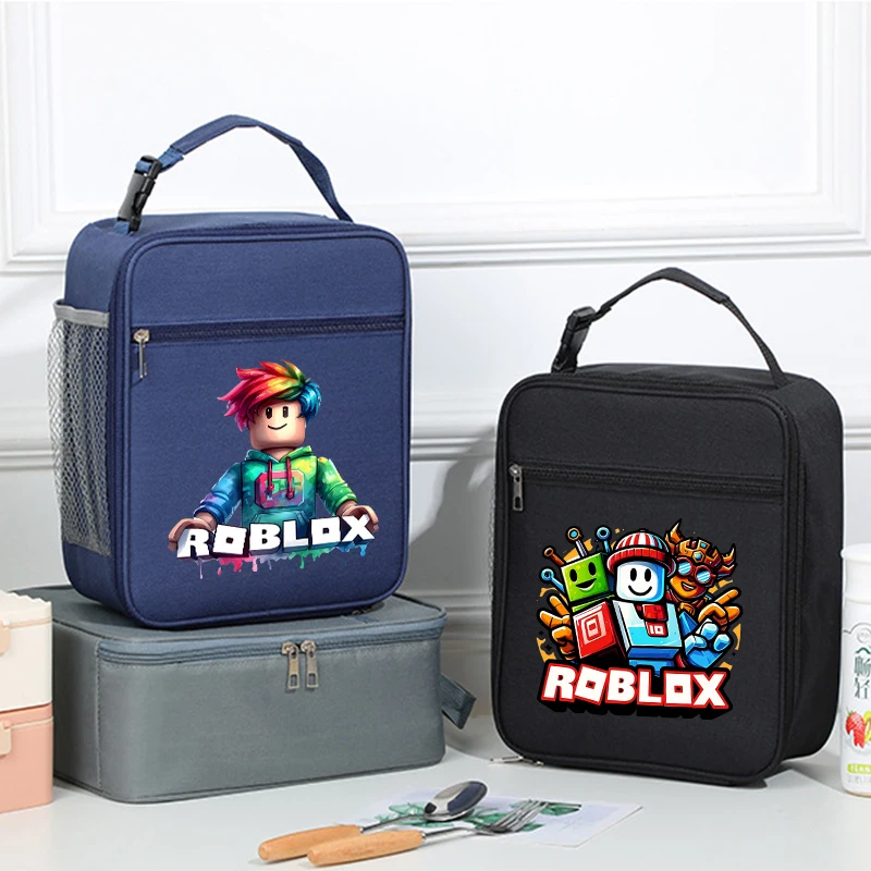 ROBLOX Lunch Bag Anime Portable Children Meal Bag Cartoon Kawaii School Trip Lunch Picnic Dinner Cooler Food Meal Bag Gift
ROBLOX Lunch Bag Anime Portable Children Meal Bag Cartoon Kawaii School Trip Lunch Picnic Dinner Cooler Food Meal Bag Gift