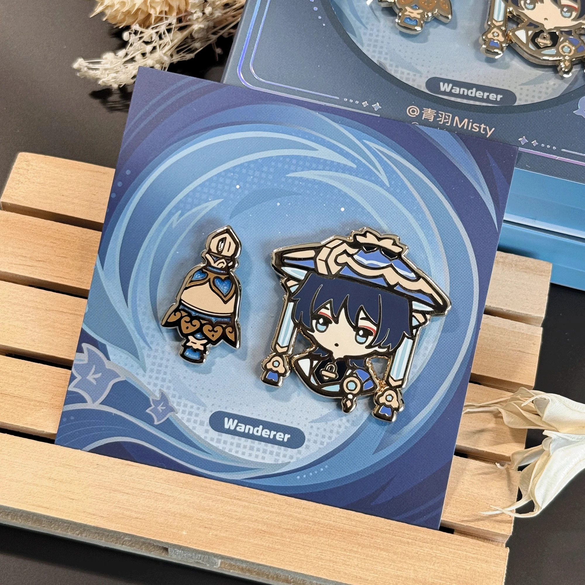 Аниме игра Genshin Impact странник косплей аниме мультфильм металлический значок брошь гнездовая коробка аксессуары для одежды Рождественский подарок
Аниме игра Genshin Impact странник косплей аниме мультфильм металлический значок брошь гнездовая коробка аксессуары для одежды Рождественский подарок