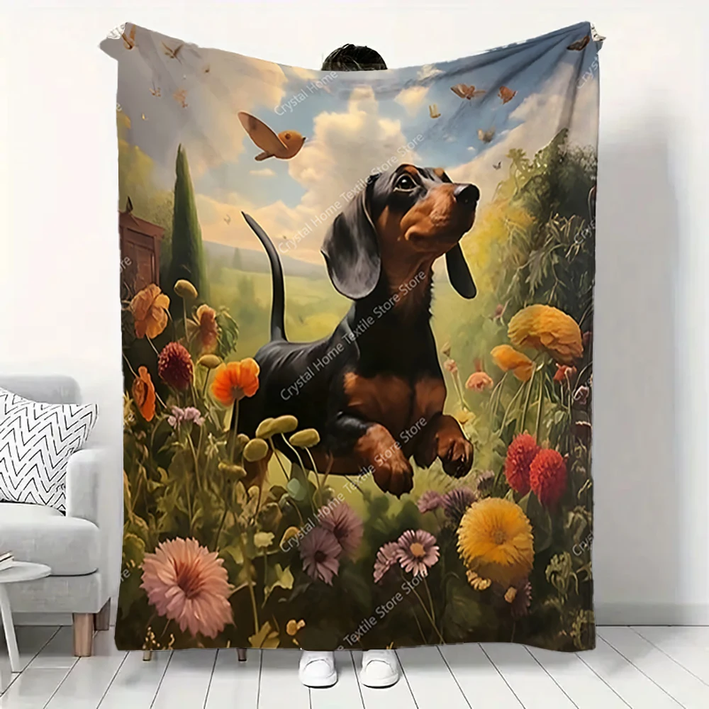 A Small Black Dog Design Flannel Blanket, Soft Warm Throw Blanket Nap Blanket For Couch Sofa Office Bed Camping Trave Blanket
A Small Black Dog Design Flannel Blanket, Soft Warm Throw Blanket Nap Blanket For Couch Sofa Office Bed Camping Trave Blanket