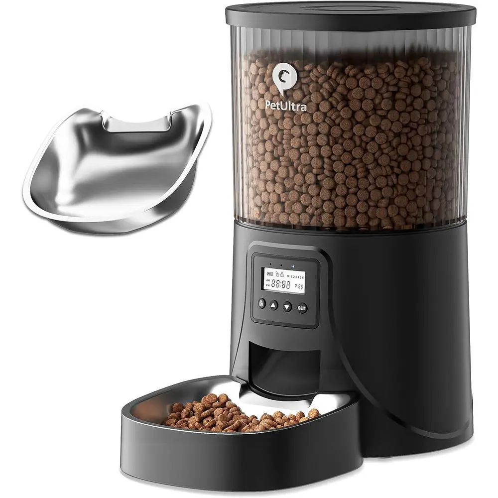 Automatic Cat eeder: 4L Timed Cats ood Dispenser Progmable 1-6 Meal or Cat and Small Medium Dog- Auto Pet eeder Easy to Set Up D
Automatic Cat eeder: 4L Timed Cats ood Dispenser Progmable 1-6 Meal or Cat and Small Medium Dog- Auto Pet eeder Easy to Set Up D