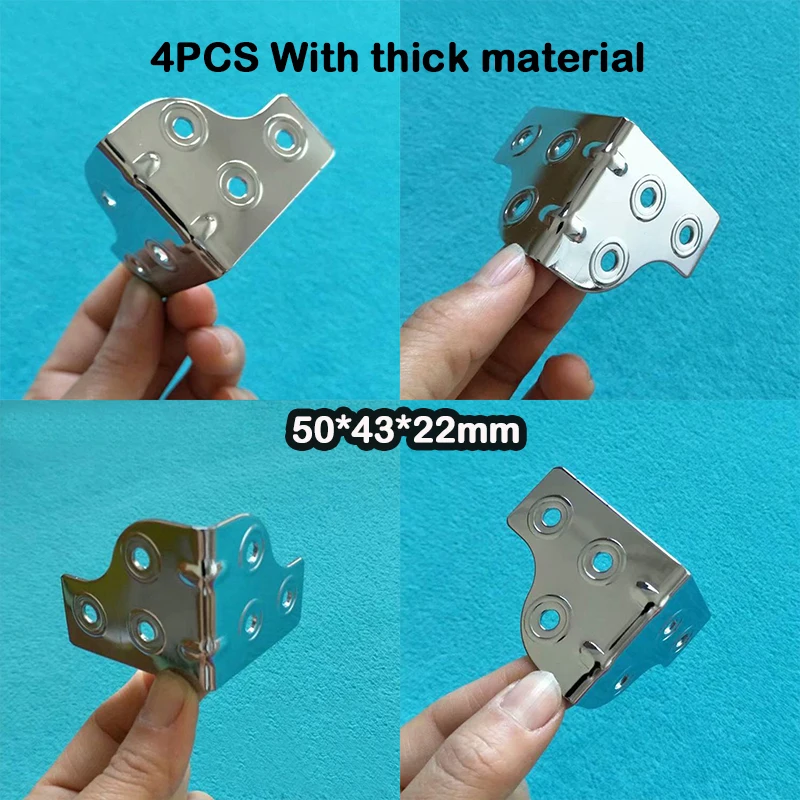 5PCS/Lot Steel Corner Stage Lamp Equipment Box Thickened Angle Code 6-hole Angle Code Tool Case Hardware Accessories
5PCS/Lot Steel Corner Stage Lamp Equipment Box Thickened Angle Code 6-hole Angle Code Tool Case Hardware Accessories