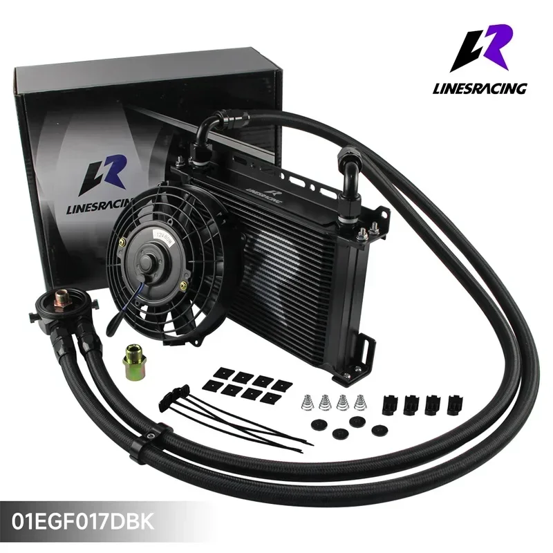 LR 25-рядный комплект масляного радиатора AN10 + комплект шлангов-адаптеров фильтра + комплект электрического вентилятора 3/4 "-16UNF&M20*1,5 и 1/8" NPT, универсальный черный
LR 25-рядный комплект масляного радиатора AN10 + комплект шлангов-адаптеров фильтра + комплект электрического вентилятора 3/4 "-16UNF&M20*1,5 и 1/8" NPT, универсальный черный