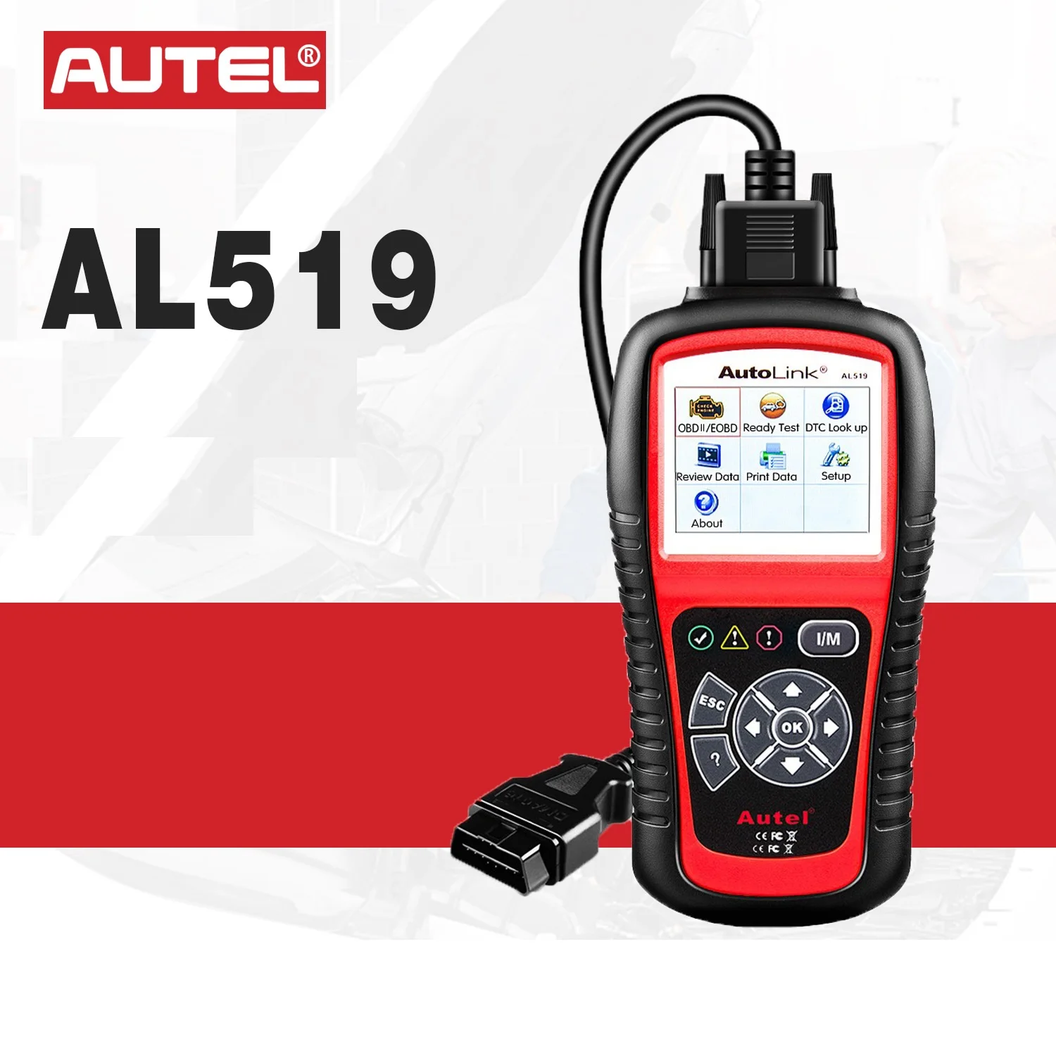 Высококачественный инструмент для диагностики авто AL519, проверка двигателя AL 519, понятный код ошибки, считывание VIN, инструмент диагностики автомобиля, простой в использовании Основной блок
Высококачественный инструмент для диагностики авто AL519, проверка двигателя AL 519, понятный код ошибки, считывание VIN, инструмент диагностики автомобиля, простой в использовании Основной блок
