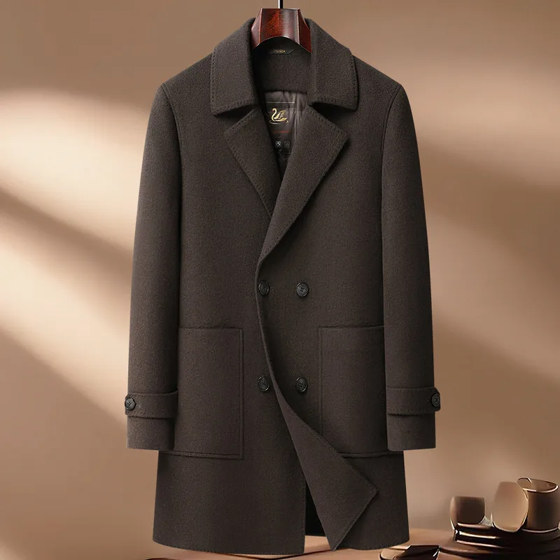 High Quality Men's Warm 100% Wool Overcoat Winter Detachable Down Liner Top Woolen Coat Outwear Solid Thicken Windbreaker Jacket
High Quality Men's Warm 100% Wool Overcoat Winter Detachable Down Liner Top Woolen Coat Outwear Solid Thicken Windbreaker Jacket