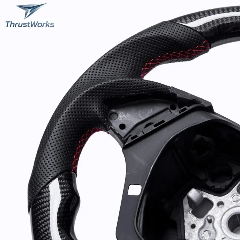 ThrustWorks Hot Sale Black Leather Carbon Fiber XL Cavalier Captiva Car Steering Wheel New
ThrustWorks Hot Sale Black Leather Carbon Fiber XL Cavalier Captiva Car Steering Wheel New
