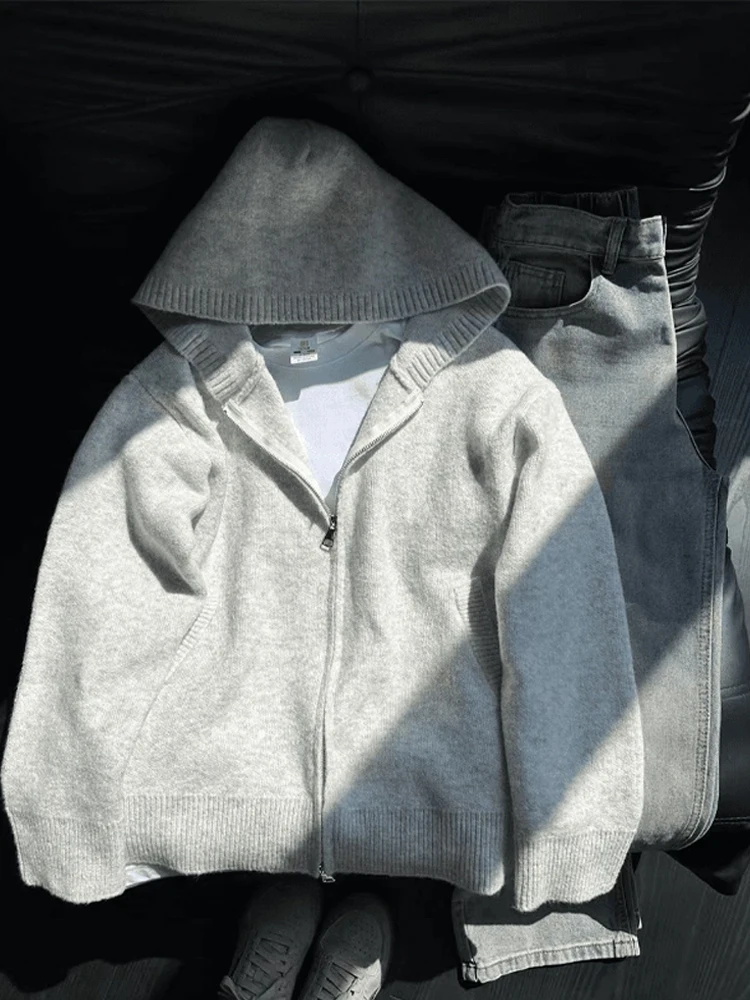 Мужской вязаный свитер-худи Cleanfit: повседневный, элегантный, белый с цветочным узором, для ранней осени, с эффектом высокой комфортности, вязаная кофта Laid-ba
Мужской вязаный свитер-худи Cleanfit: повседневный, элегантный, белый с цветочным узором, для ранней осени, с эффектом высокой комфортности, вязаная кофта Laid-ba