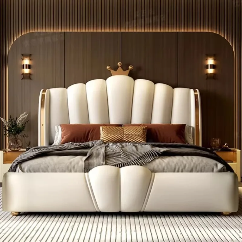 Nordic High End Double Bed Frame King Size European Modern Queen Bed Frame White Aesthetic Camas Matrimonial Bedroom Furniture
Nordic High End Double Bed Frame King Size European Modern Queen Bed Frame White Aesthetic Camas Matrimonial Bedroom Furniture