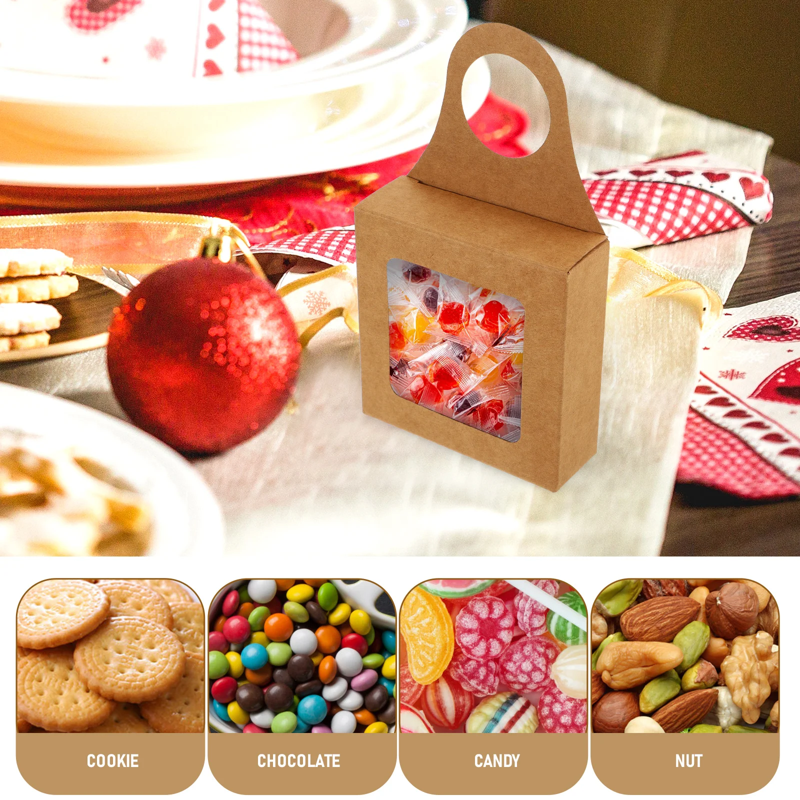 20pcs Paper Hook Boxes 9x3x9cm Window Design for Hanging Gift Packaging Bottle Storage Foldable Cases
20pcs Paper Hook Boxes 9x3x9cm Window Design for Hanging Gift Packaging Bottle Storage Foldable Cases