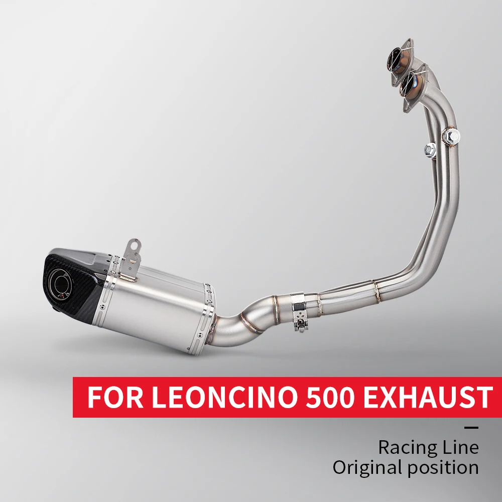 High Performance Front link pipe for Benelli Leoncino 500, silencer with box, complete Motorcycle Exhaust System
High Performance Front link pipe for Benelli Leoncino 500, silencer with box, complete Motorcycle Exhaust System