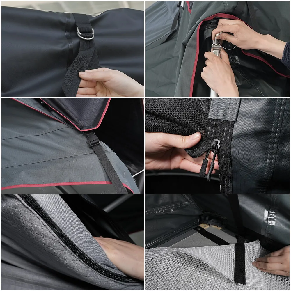 4X4 Quality Folding Outdoor Shell Rooftop Tent Waterproof Uptop Campers Roof Top Tent
4X4 Quality Folding Outdoor Shell Rooftop Tent Waterproof Uptop Campers Roof Top Tent