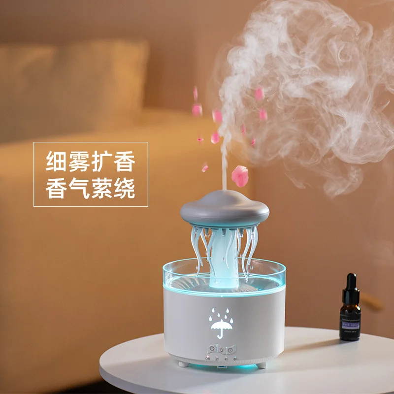 Rain drop aroma diffuser dynamic jellyfish humidifier for office desk home silent bedroom large capacity large fog aromatherapy
Rain drop aroma diffuser dynamic jellyfish humidifier for office desk home silent bedroom large capacity large fog aromatherapy
