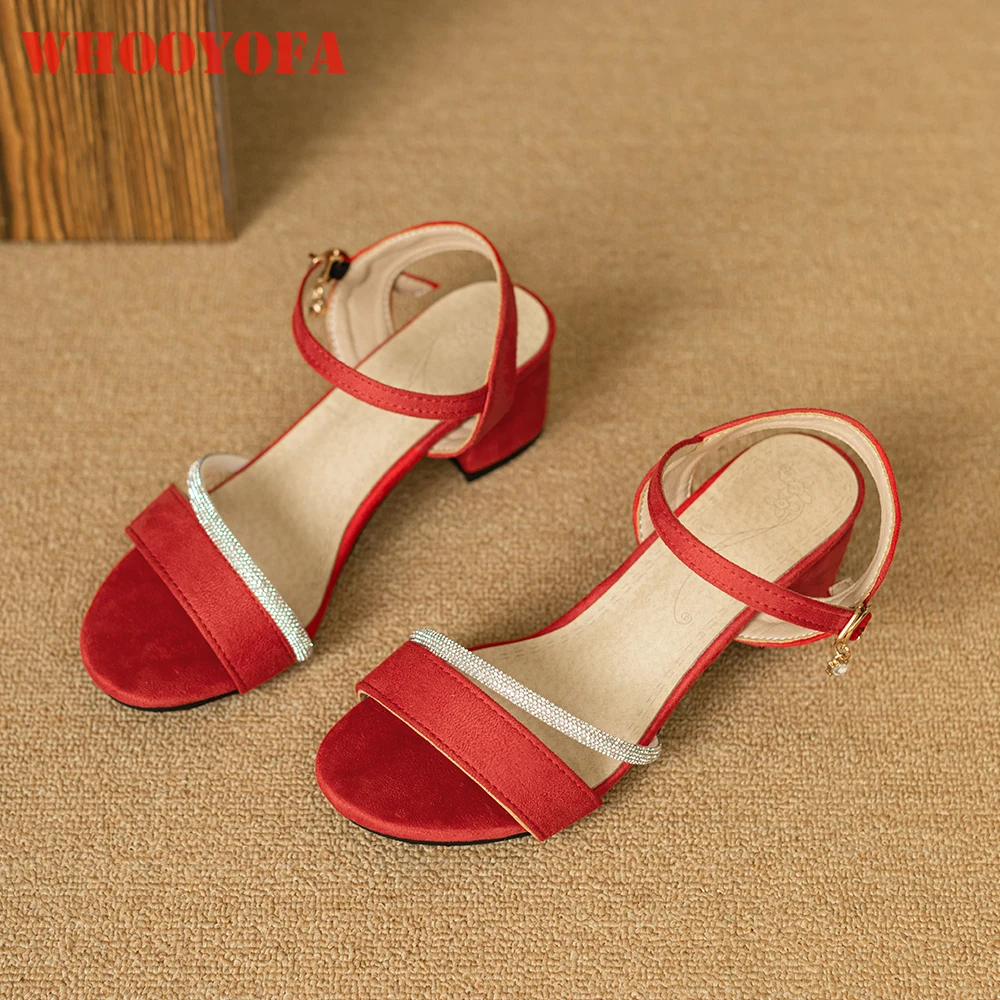 Summer New Comfortable Red Black Women Slingback Sandals 5cm Med Heels Lady Casual Shoes Plus Small Big Size 14 33 45 48 52
Summer New Comfortable Red Black Women Slingback Sandals 5cm Med Heels Lady Casual Shoes Plus Small Big Size 14 33 45 48 52