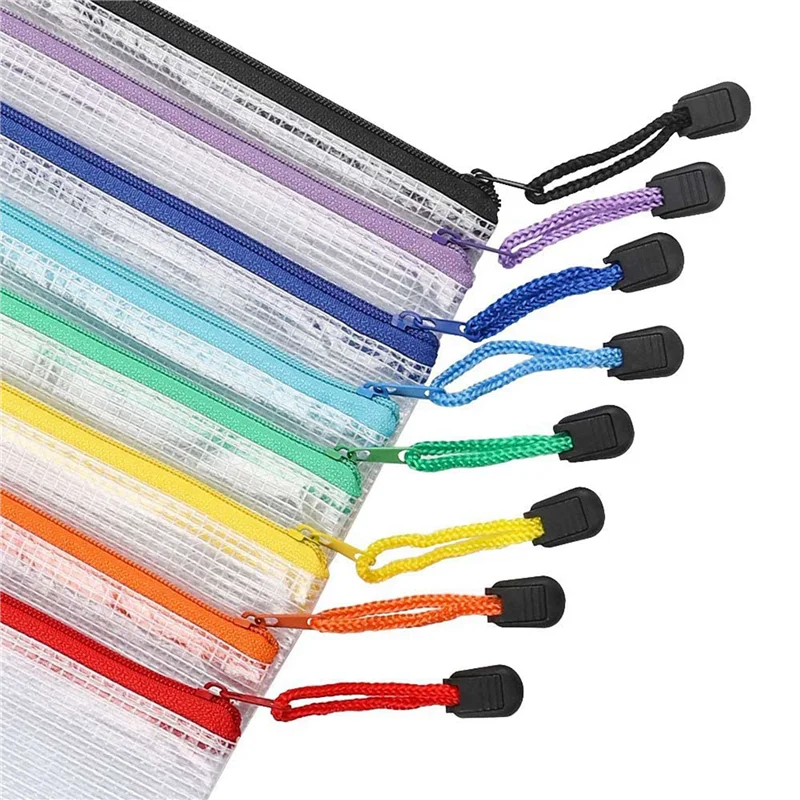 J1UL1N 96Pcs Mesh Zipper Pouch Document Bag, Plastic Zip File Folders, Letter Size/A4 Size, For Office Supplies
J1UL1N 96Pcs Mesh Zipper Pouch Document Bag, Plastic Zip File Folders, Letter Size/A4 Size, For Office Supplies
