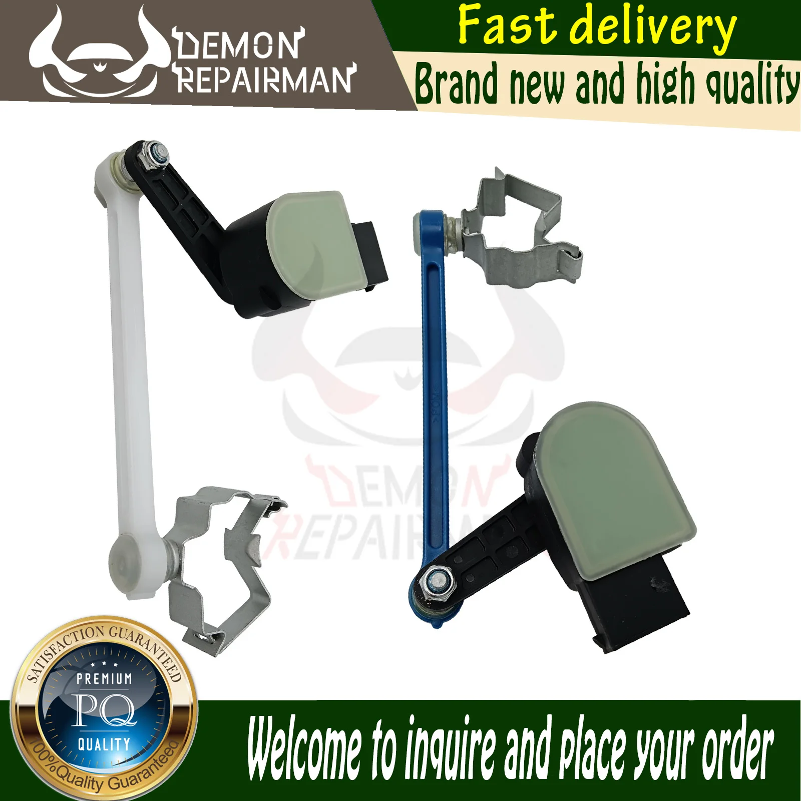 Front Left Right Body Height Headlight Level Sensor 4Z7941286C 4Z7941285C Compatible with VW Audi C5 2.5L 2.7L 4.2L A6 Allroad
Front Left Right Body Height Headlight Level Sensor 4Z7941286C 4Z7941285C Compatible with VW Audi C5 2.5L 2.7L 4.2L A6 Allroad