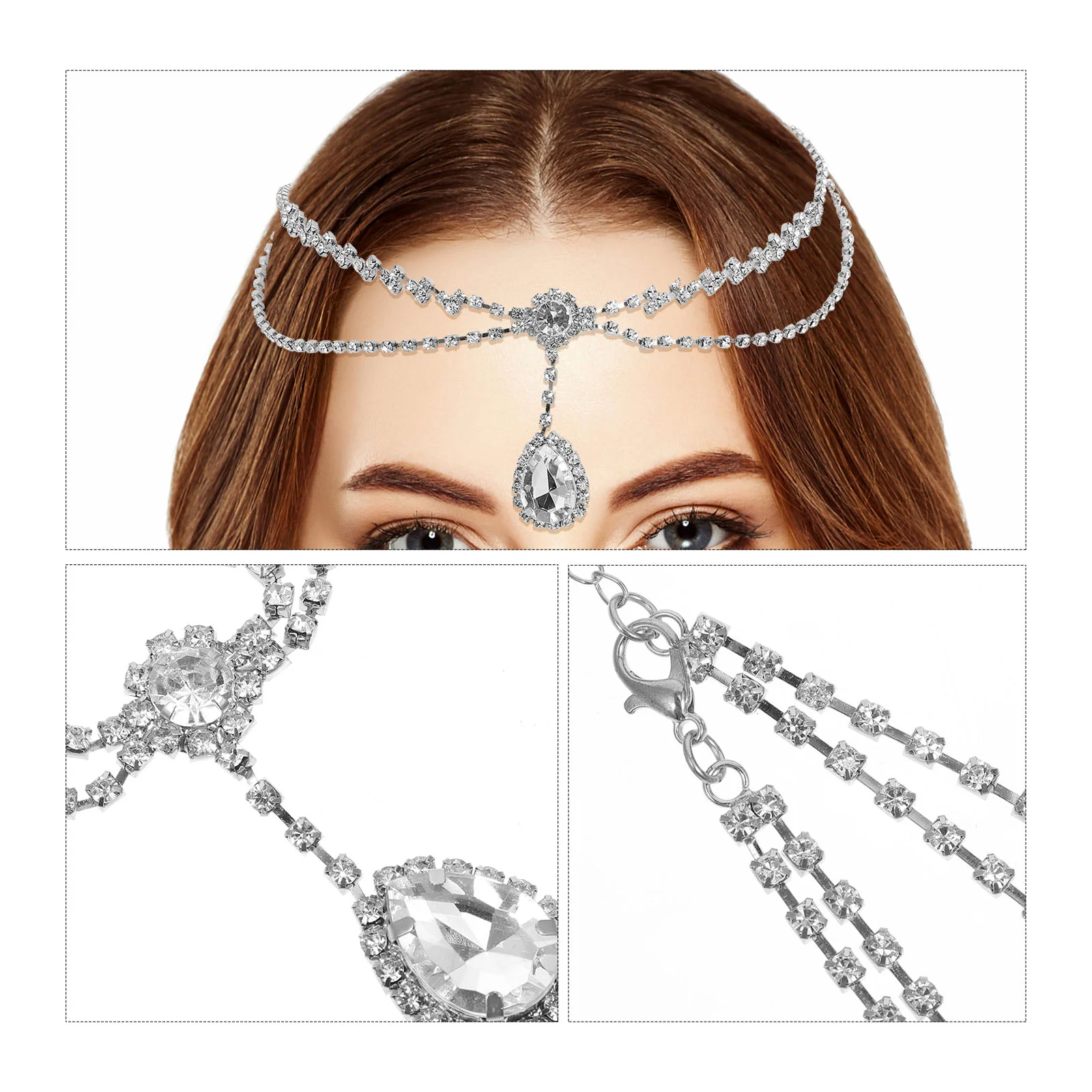 Brow Pendant Necklace Birthday Head Decor Vintage Jewelry Diamond Wedding Hair Accessories Glass Bride
Brow Pendant Necklace Birthday Head Decor Vintage Jewelry Diamond Wedding Hair Accessories Glass Bride