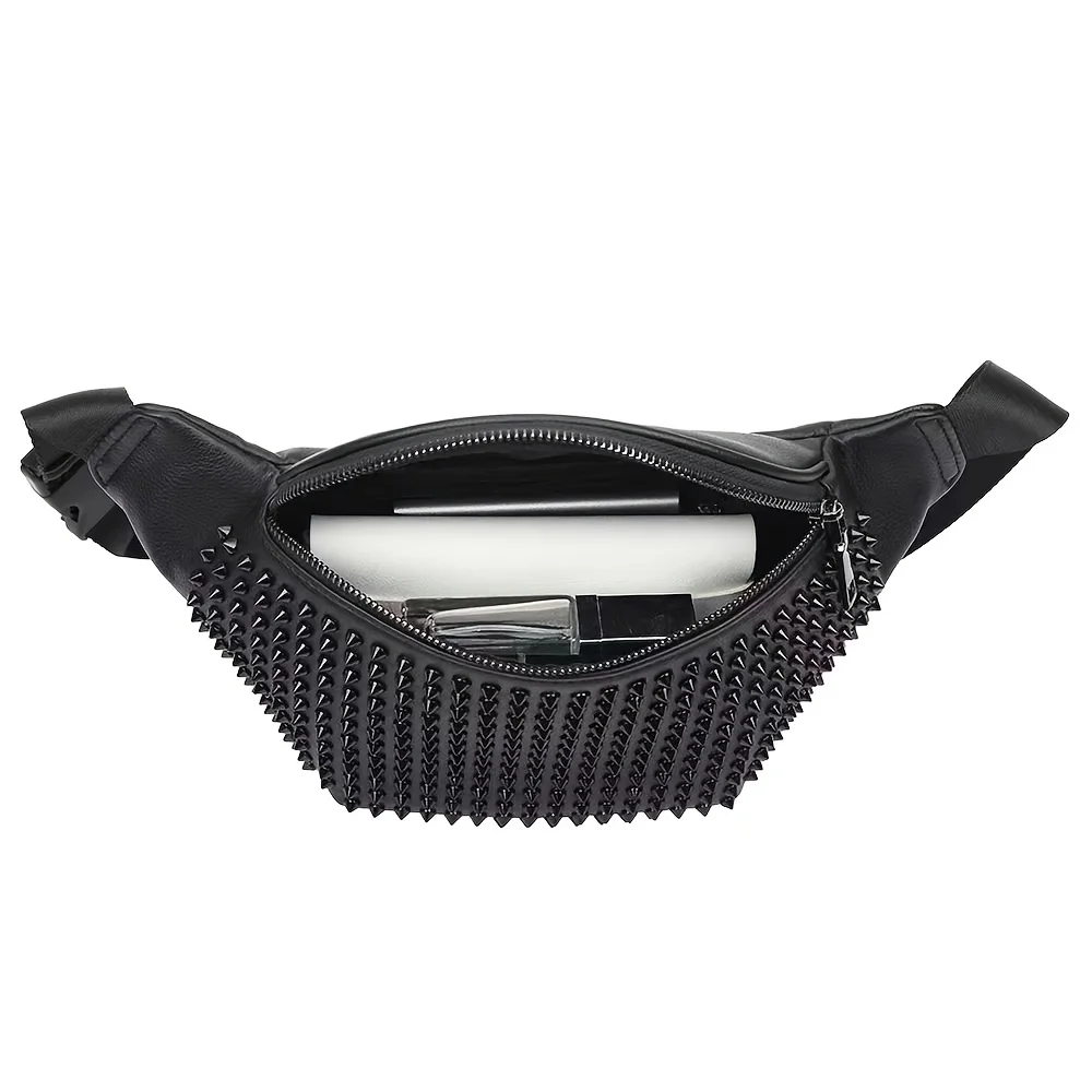 Casual Men's Leather Rivet Chest Bag Waist Bag Single Strap Crossbody Bag Dumpling ape Synthetic Leather Pure Color
Casual Men's Leather Rivet Chest Bag Waist Bag Single Strap Crossbody Bag Dumpling ape Synthetic Leather Pure Color