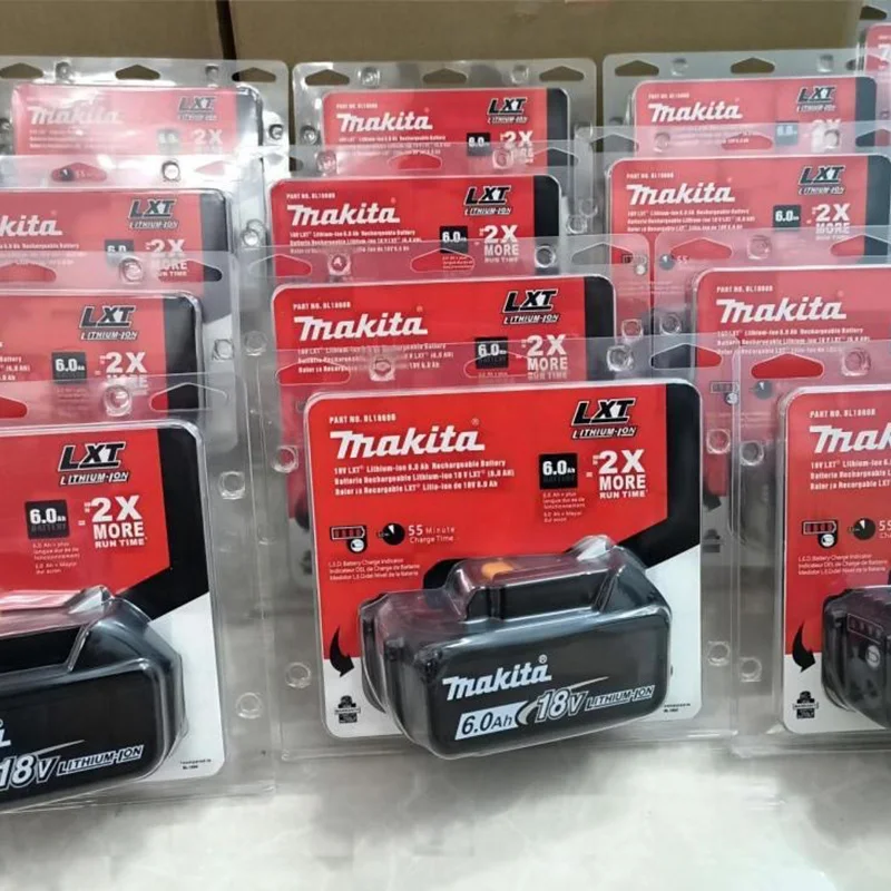 Makita 18V 6.0Ah Battery with Beautiful Packaging Box forMakita BL1830 BL1830B BL1840 BL1840B model power tools battery
Makita 18V 6.0Ah Battery with Beautiful Packaging Box forMakita BL1830 BL1830B BL1840 BL1840B model power tools battery