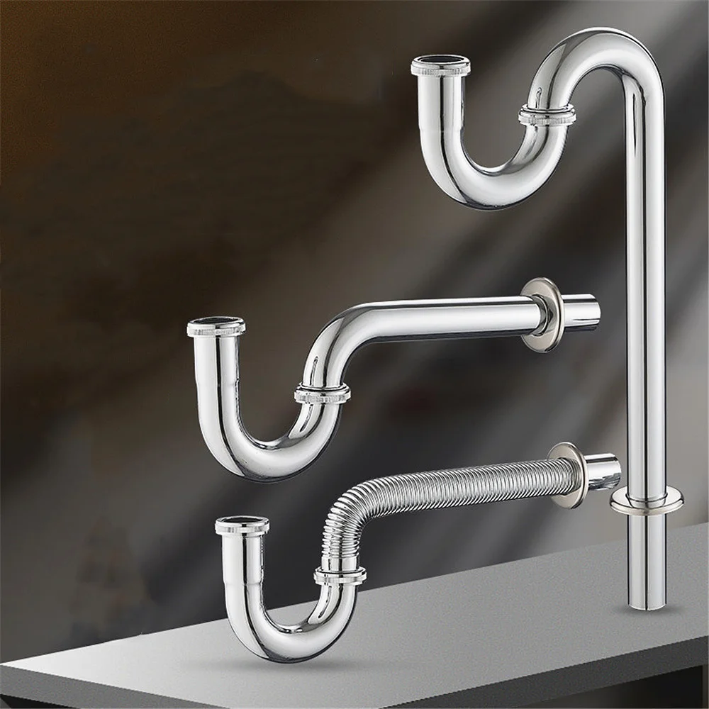 Drain pipe thickened drainer into the wall stainless steel S-bend P-bend deodorant downspout,L24340
Drain pipe thickened drainer into the wall stainless steel S-bend P-bend deodorant downspout,L24340
