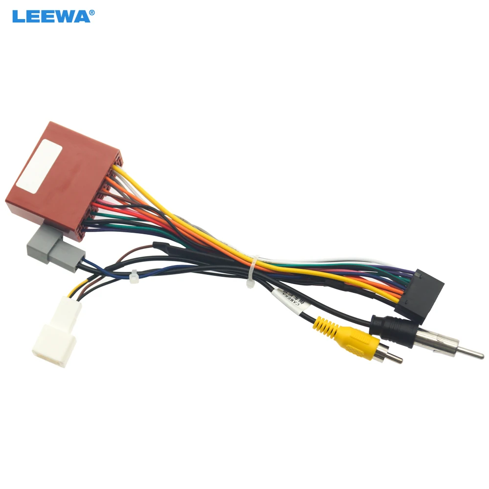 LEEWA Car 16pin Power Cord Wiring Harness Adapter Support Rearview Cable For Mazda Model (08-14) Auto Installation Head Unit
LEEWA Car 16pin Power Cord Wiring Harness Adapter Support Rearview Cable For Mazda Model (08-14) Auto Installation Head Unit