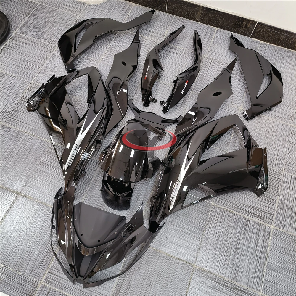 For ZX6R ZX 6R 636 2013 2014 2015 2016 2017 2018 Full Fairing Kit Bright black silver print Injection Bodywork Cowling
For ZX6R ZX 6R 636 2013 2014 2015 2016 2017 2018 Full Fairing Kit Bright black silver print Injection Bodywork Cowling