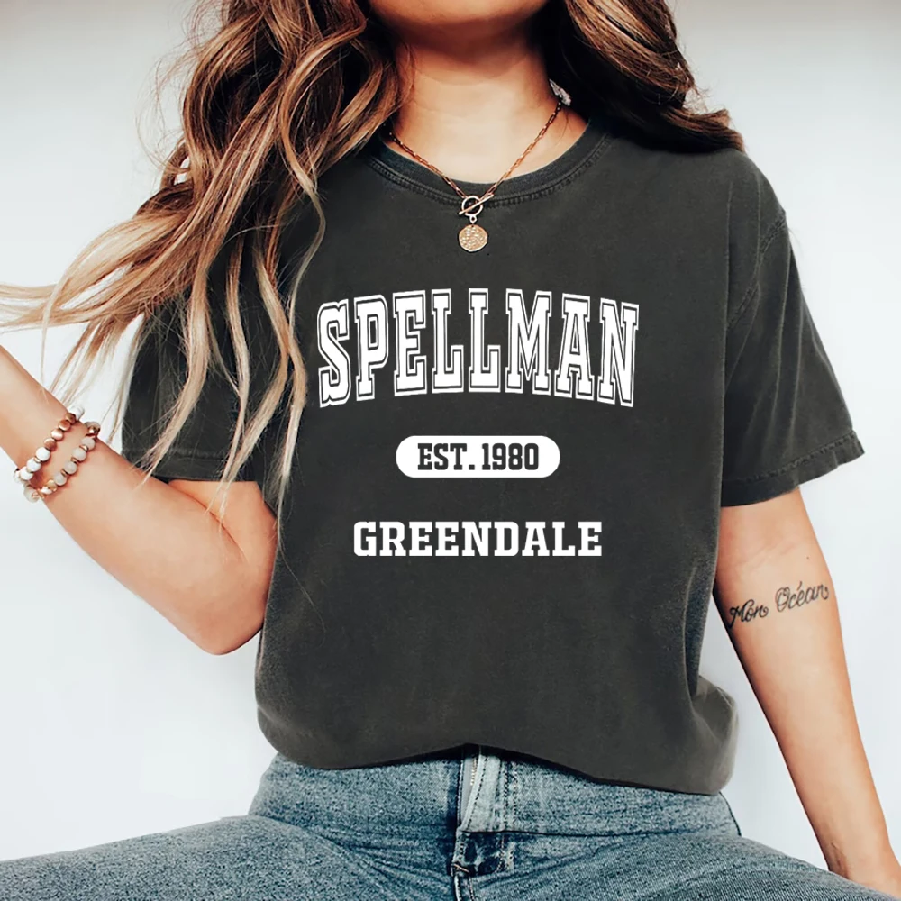 Spellman T Shirt Chilling Adventures of Sabrina Hoodie TV Show Shirt Unisex Graphic T Shirts Short Sleeve Tshirt Casual Tops Tee
Spellman T Shirt Chilling Adventures of Sabrina Hoodie TV Show Shirt Unisex Graphic T Shirts Short Sleeve Tshirt Casual Tops Tee