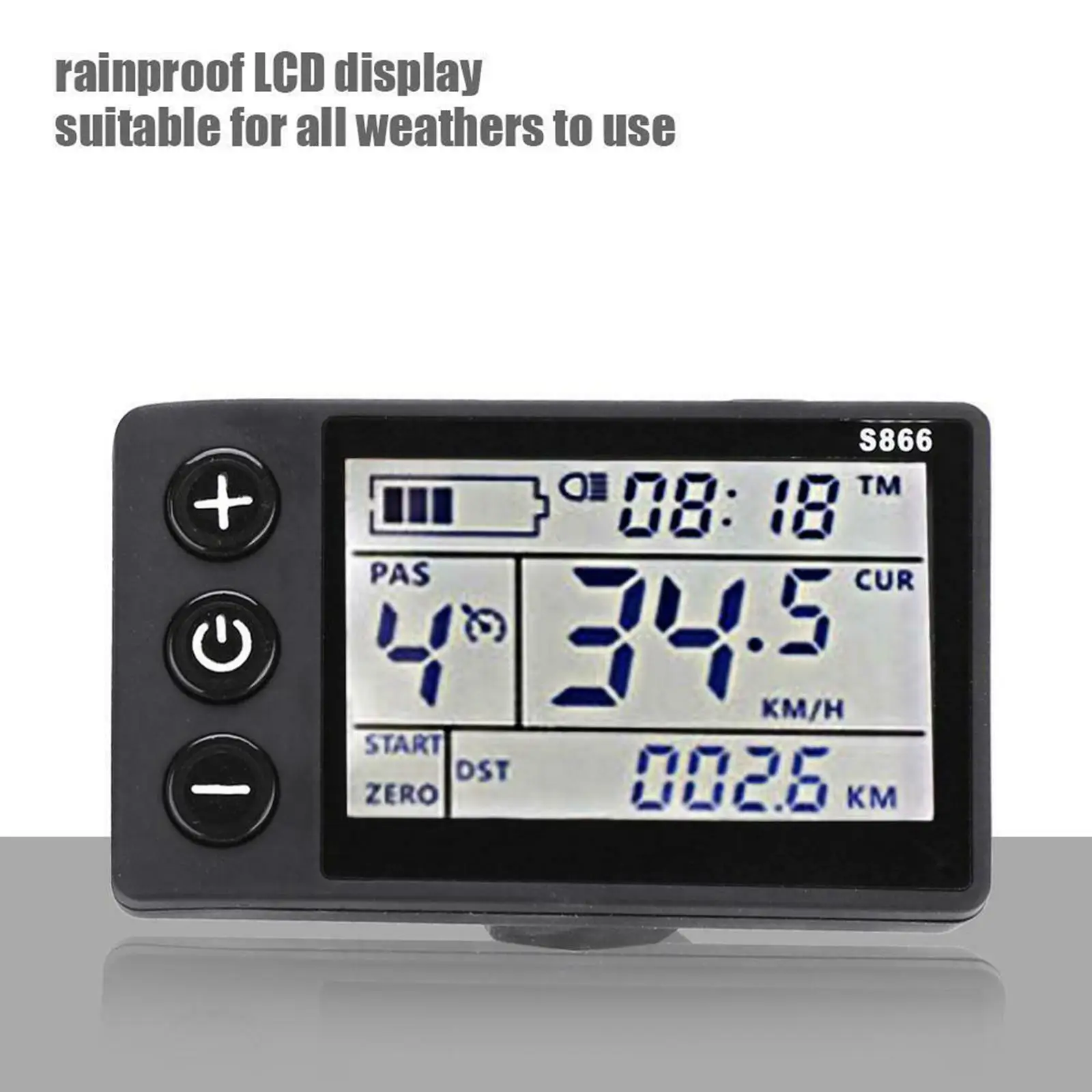 Motor Controller LCD Display Meter for Ebike, 24V-48V LCD Display Panel for Ebike Electric Bike Meters
Motor Controller LCD Display Meter for Ebike, 24V-48V LCD Display Panel for Ebike Electric Bike Meters