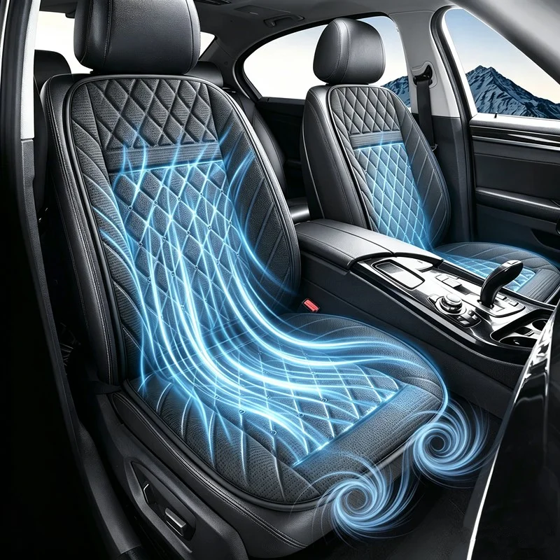 2PCS Car Summer Cool Air Seat Cushion 12V Car Charging Blowing Ventilation Electric Heating 2 in 1 Car Seat Cover Cooling
2PCS Car Summer Cool Air Seat Cushion 12V Car Charging Blowing Ventilation Electric Heating 2 in 1 Car Seat Cover Cooling