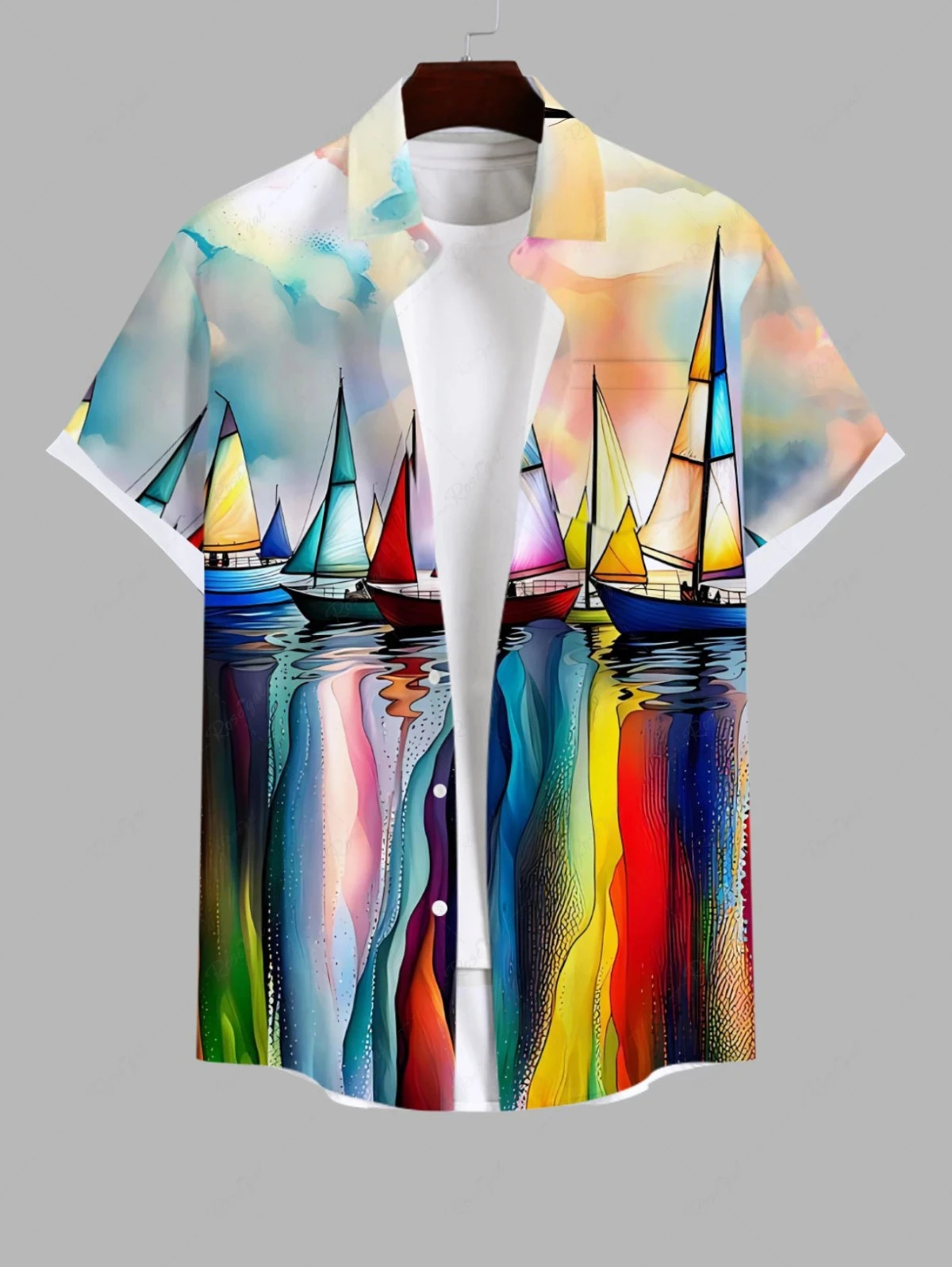 Summer Fashion Men's Hawaiian Shirt 3D Printing Short Sleeved Button Down Lapel Shirts Oversized Tops Casual Aloha Shirts
Summer Fashion Men's Hawaiian Shirt 3D Printing Short Sleeved Button Down Lapel Shirts Oversized Tops Casual Aloha Shirts
