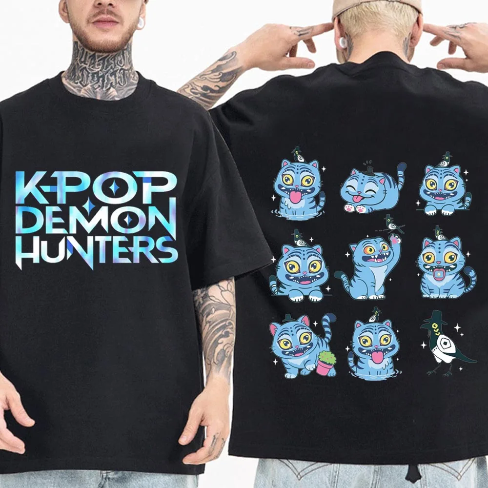 Аниме Kpop Demon Hunter, милая футболка с тигром, рубашка в стиле Харадзюку в стиле хип-хоп, подарок
Аниме Kpop Demon Hunter, милая футболка с тигром, рубашка в стиле Харадзюку в стиле хип-хоп, подарок