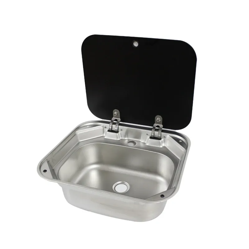 Folding faucet with lid Square flap 304 water basin Vegetable basin Single slot Rotatable stainless steel
Folding faucet with lid Square flap 304 water basin Vegetable basin Single slot Rotatable stainless steel