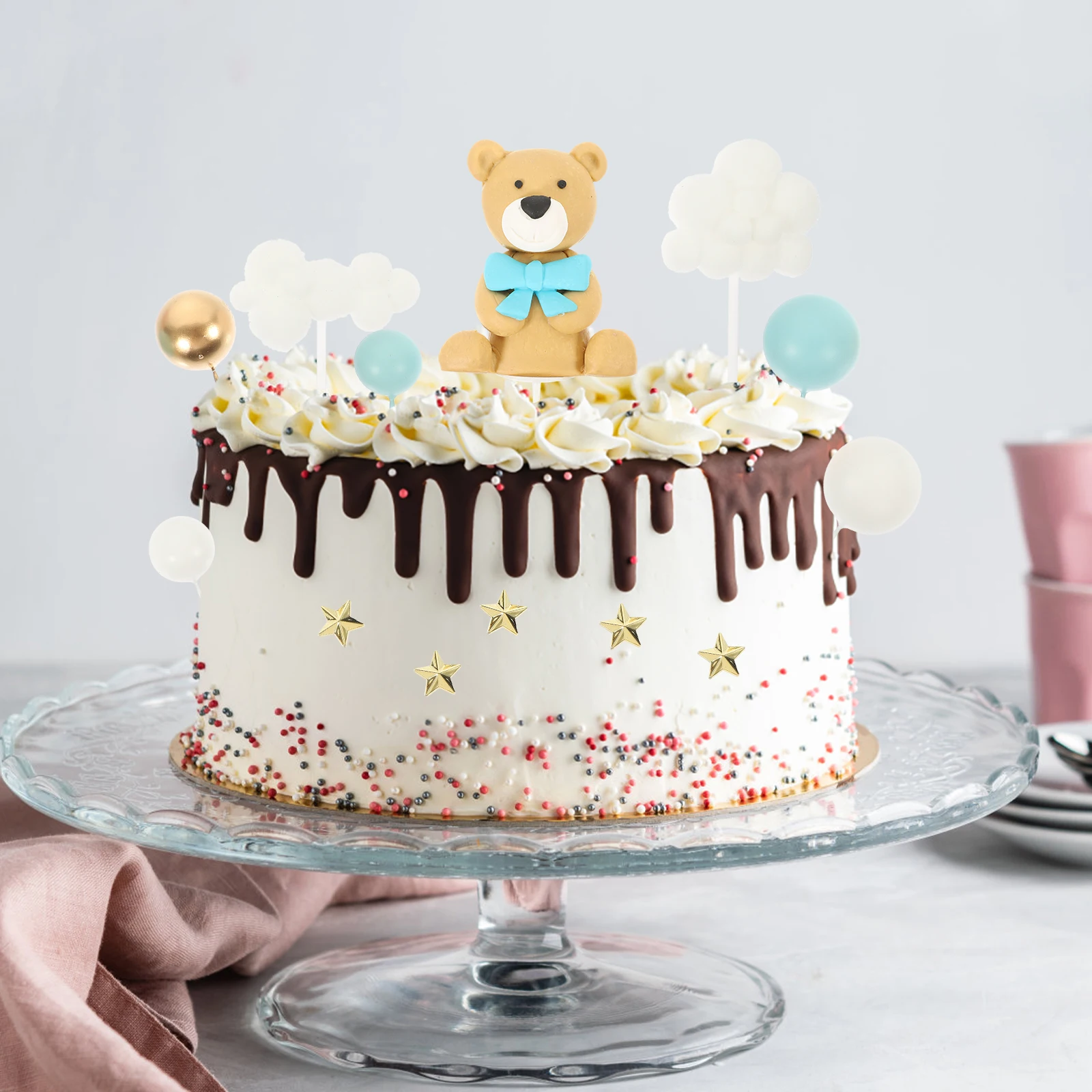1 set 1 Set Of Cake Decorations Cupcake Toppers Cute Cartoon Bear s Shower Birthday Party Cake Decor Crafts Cupcake
1 set 1 Set Of Cake Decorations Cupcake Toppers Cute Cartoon Bear s Shower Birthday Party Cake Decor Crafts Cupcake