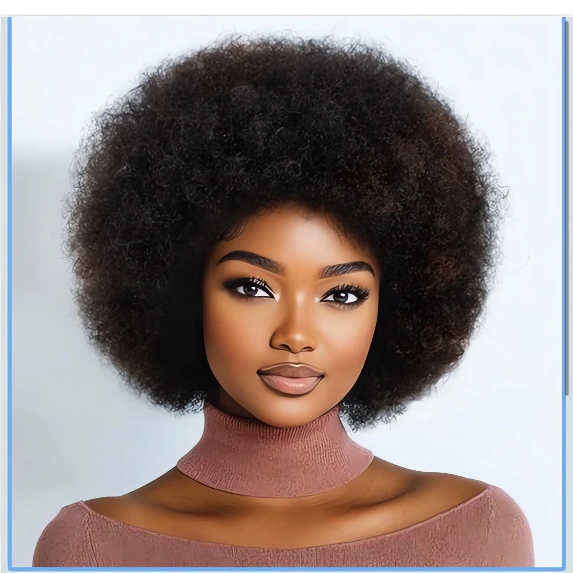 Short Afro Kinky Curly Human Hair Wig 200 Density Remy Hair Machine Made Pixie Cut Short Curly Human Hair Wig 10inch Black Color
Short Afro Kinky Curly Human Hair Wig 200 Density Remy Hair Machine Made Pixie Cut Short Curly Human Hair Wig 10inch Black Color
