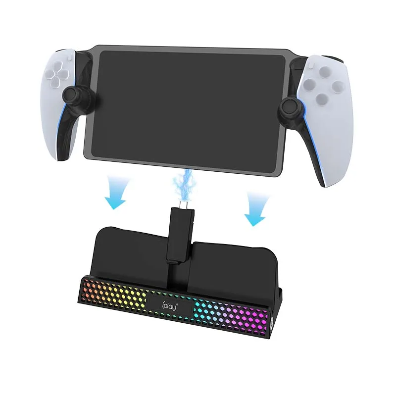 Charging Dock For PlayStation Portal Console Charging Dock for P5 Portal Console Portable Stand Handheld Game Console Accessorie
Charging Dock For PlayStation Portal Console Charging Dock for P5 Portal Console Portable Stand Handheld Game Console Accessorie