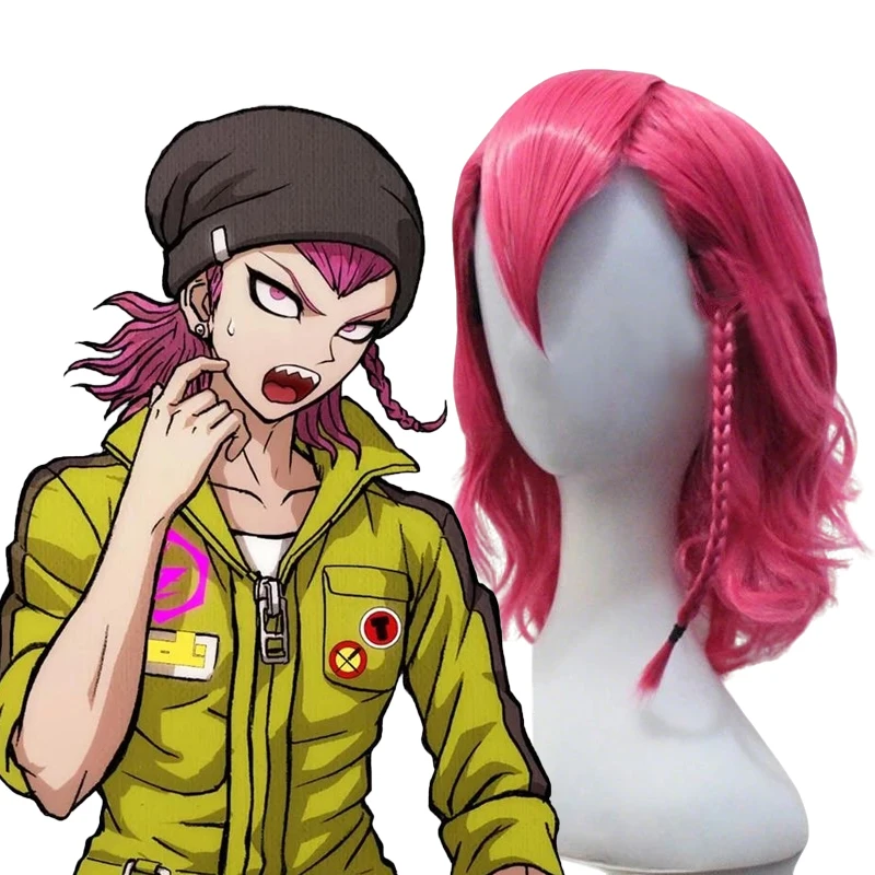 Game Danganronpa Cosplay Kazuichi Souda Wig Hairwear Style Short Pink Heat Resistant Synthetic Hair Wig + Wig Cap
Game Danganronpa Cosplay Kazuichi Souda Wig Hairwear Style Short Pink Heat Resistant Synthetic Hair Wig + Wig Cap