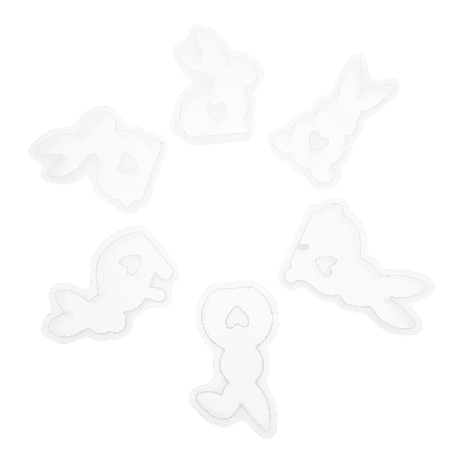 6Pcs Bunny Shaped Silicone Mold for Making Easter DIY Scented Candles Craft Supplies Easy Release Flexible Wear Resistant
6Pcs Bunny Shaped Silicone Mold for Making Easter DIY Scented Candles Craft Supplies Easy Release Flexible Wear Resistant