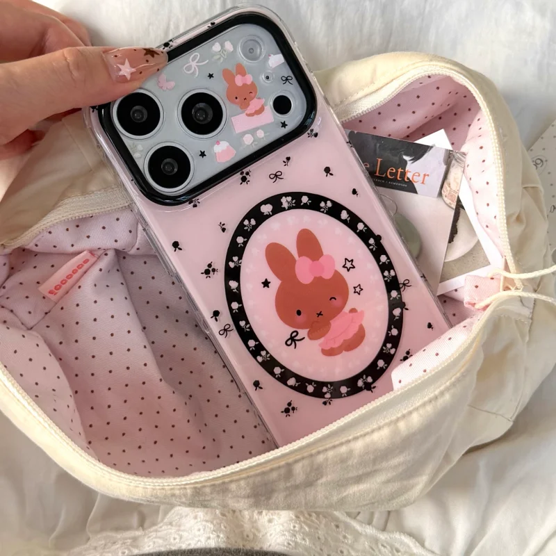 Cute Black Pink rose flower Miffy Cartoon Phone Case for iPhone 14 151 6 17 Pro Max happy Miffy Cover whit Pendant Chain
Cute Black Pink rose flower Miffy Cartoon Phone Case for iPhone 14 151 6 17 Pro Max happy Miffy Cover whit Pendant Chain